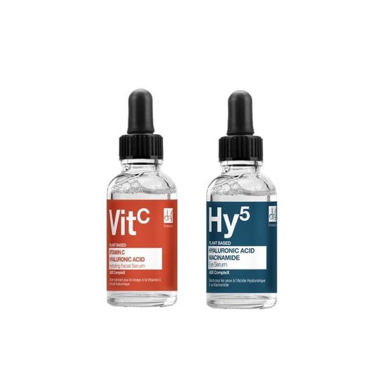Dr. Botanicals Vitamin C & Hyaluronsäure Anti-Aging Gesichtsserum 30 ml + Hyaluronsäure Augenserum 15 ml - Image 1
