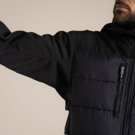 Craghoppers - "Castleford" Jacke Hybrid für Herren (Schwarz) - Image 5