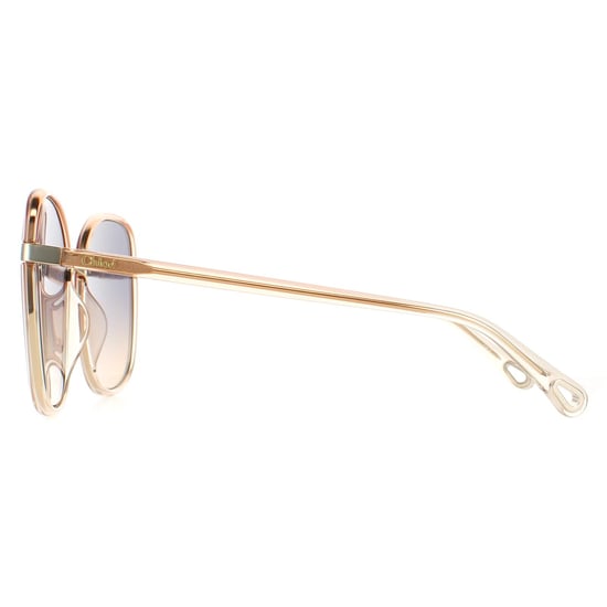 Chloe Square Womens Orange Crystal Fade und Gold Blau bis Braun Farbverlauf CH0031S Franky - Image 3