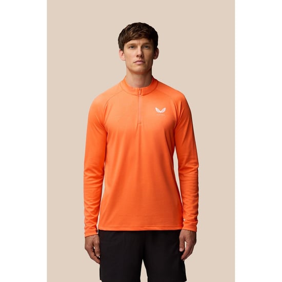 Castore Adapt Training 1/4-Zip Top aus Polyester für Herren - Orange - Image 2
