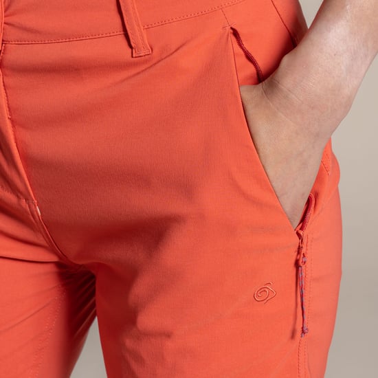 Craghoppers - "Kiwi Pro III" Freizeitshorts für Damen (Granatapfel-Rot) - Image 5