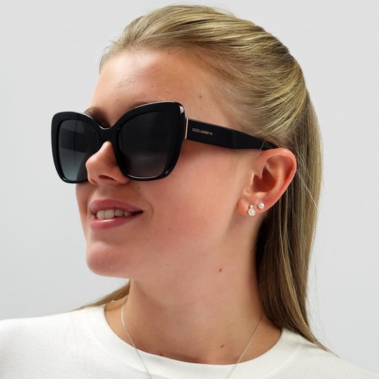 Lunettes De Soleil Dolce & Gabbana DG4348 501/8G Dégradé Gris Noir - Image 5