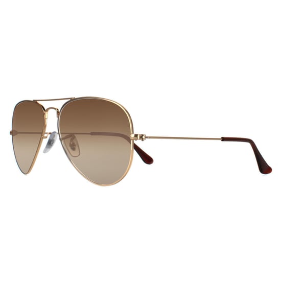 Ray-Ban Aviator Unisexe Gold Brown Gradient Sunglasses RB3025 - Image 2