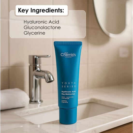 skinChemists 1% Hyaluronsäure Anti-Aging Tagescreme 50ml - Image 3
