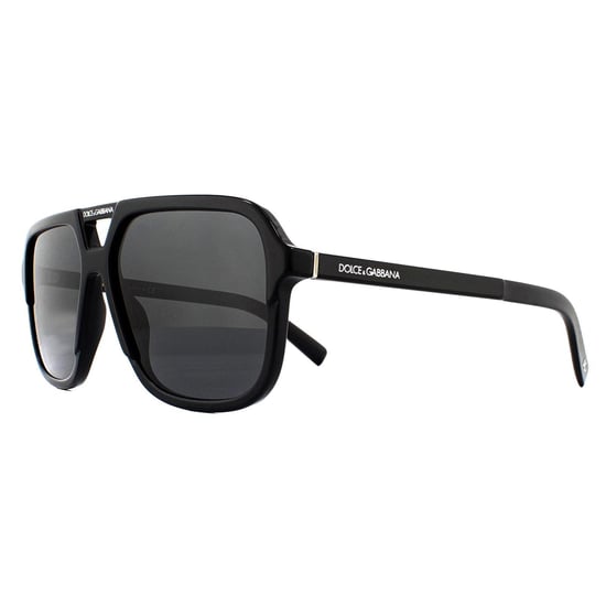 Lunettes De Soleil Dolce & Gabbana DG4354 501/87 Dégradé Gris Noir - Image 2
