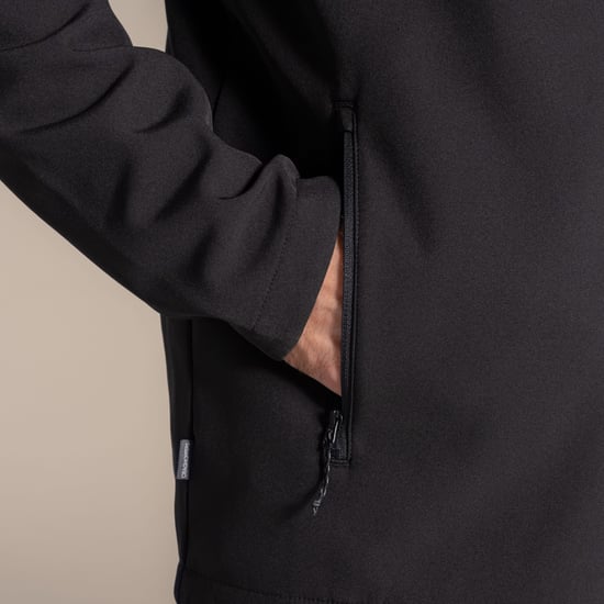 Craghoppers - "Expert Basecamp II" Softshelljacke für Herren (Schwarz) - Image 5