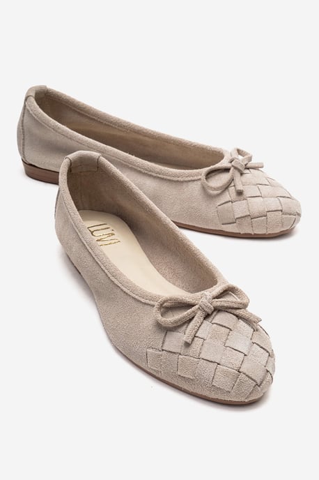 Nopos Leder Cap-Toe Ballerina - Image 1