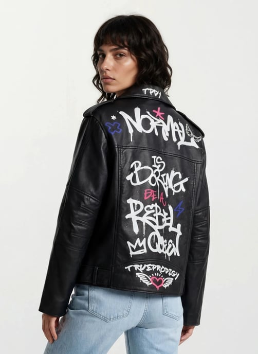 True Prodigy Lederjacke Anya - Image 2