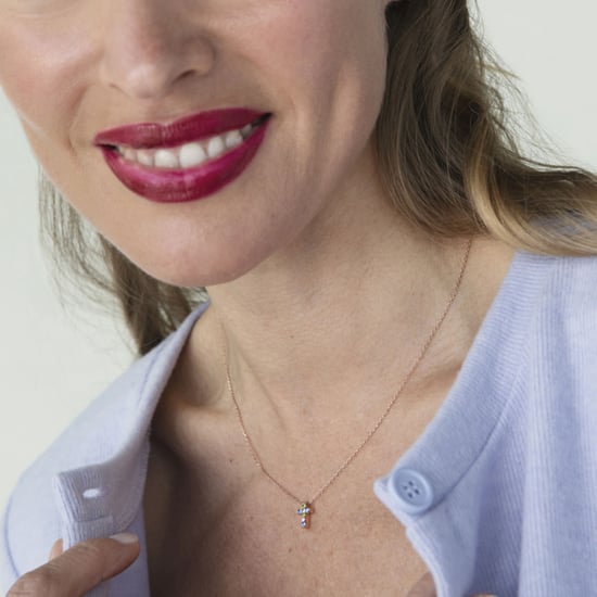 Luxenter Kon-Halskette aus 925er Sterlingsilber und mehrfarbigen Zirkonen mit 18 Karat rosévergoldetem Finish - Image 5