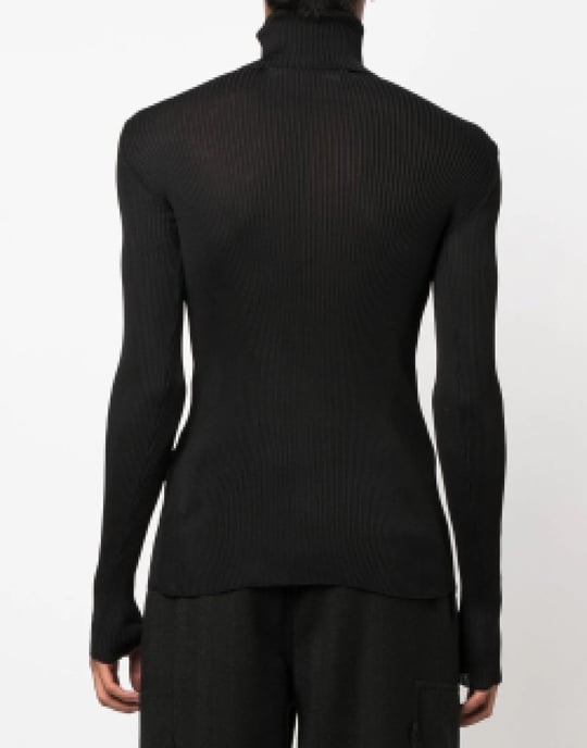 Helvetica Logo Rollkragenpullover - Image 4