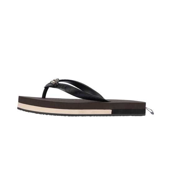 Mondriaan Switch Mid Heel Flip Flop Kaffee - Image 2