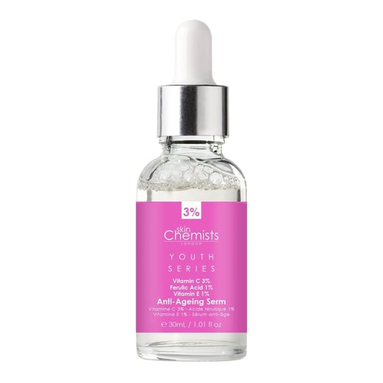 skinChemists Anti-Aging-Serum mit 3 % Vitamin C, 1 % Ferulasäure und 1 % Vitamin E, 30 ml - Image 4