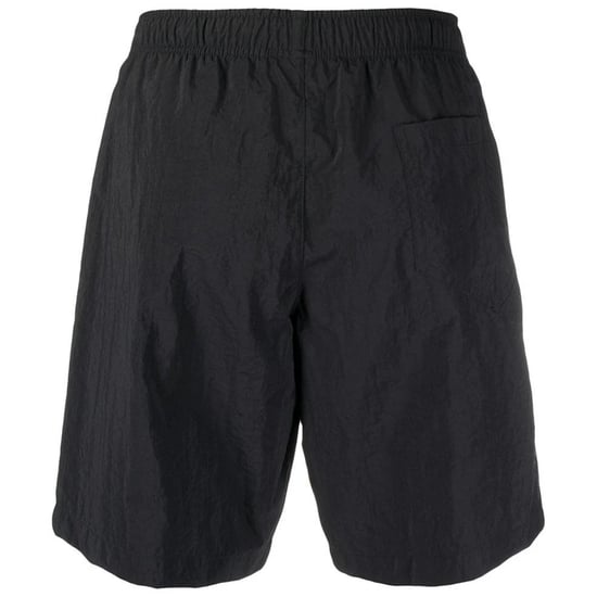 Schwarze lange Badeshorts mit Moschino-Metalllogo - Image 2