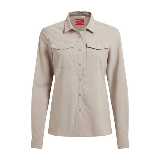 Craghoppers - "NosiLife Pro III" Hemd für Damen Langärmlig (Helles Pilz Beige) - Image 2