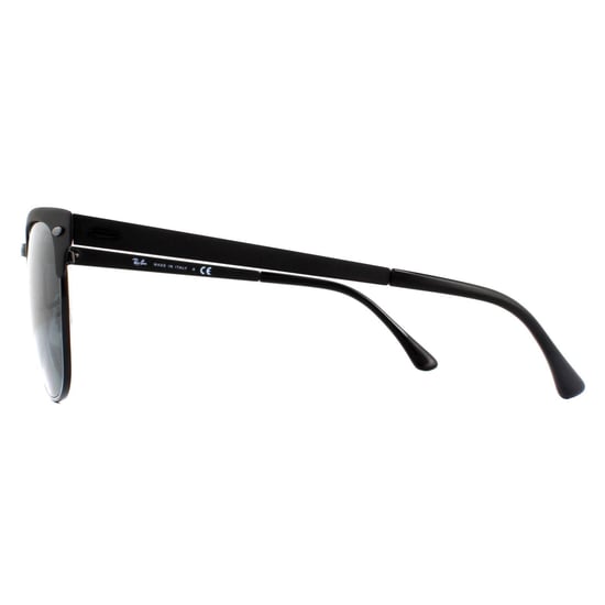 Ray-Ban Sonnenbrille Clubmaster Metall RB3716 186/R5 Matt Schwarz Grau - Image 3