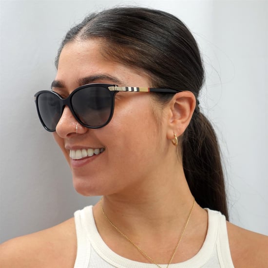 Lunettes De Soleil Burberry BE4216 3001T3 Dégradé Gris Noir Polarisé - Image 6