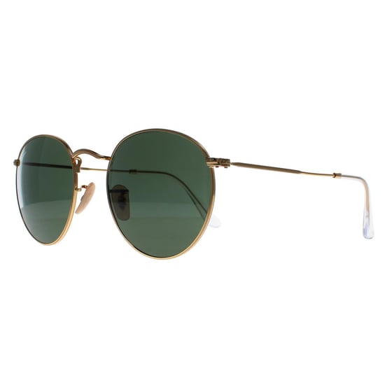 Ray-Ban Sonnenbrille rund Metall 3447 001 Gold Grün 53mm - Image 2