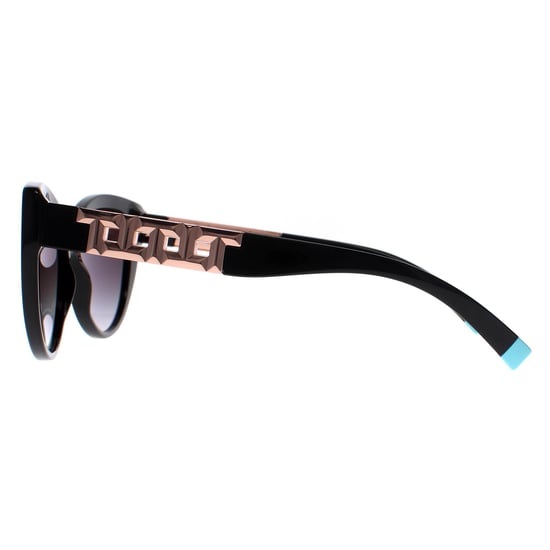 Tiffany Cat Eye Womens Schwarz Grau Gradient TF4196 - Image 3