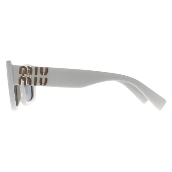 Miu Miu MU07YS 1425S0 weiÃŸ dunkelgrau Sonnenbrille - Image 3