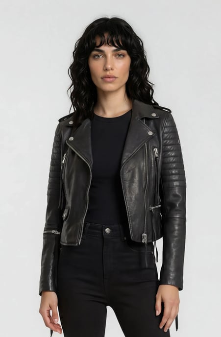 True Prodigy Lederjacke Jade - Image 1