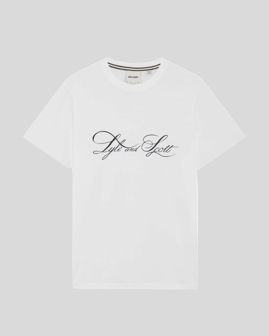 Superfeines Baumwoll-Graphic-Logo-T-Shirt - Image 5