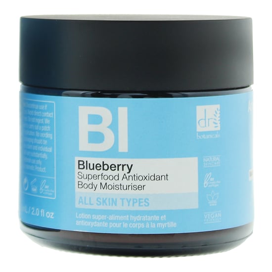 Dr Botanicals Blueberry Superfood Antioxidant Body Moisturiser 30ml - Image 2
