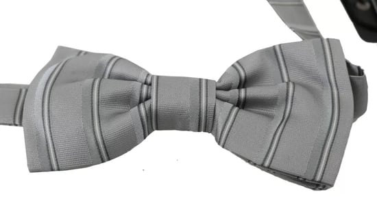 Grau Gestreifte Fliege Ft2045 - Image 3