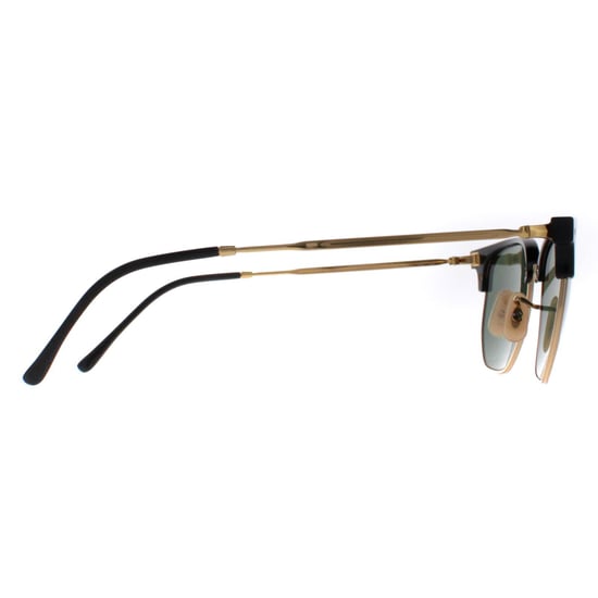 Ray-Ban Square Unisex Schwarz auf Gold Grün RB4416 Neu Clubmaster - Image 4
