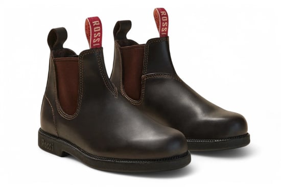 Rossi 607 Booma Chelsea-Stiefel aus braunem Leder - Image 3