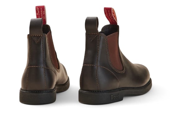 Rossi 607 Booma Chelsea-Stiefel aus braunem Leder - Image 5