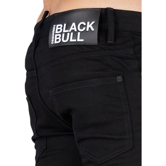 Dsquared2 - Schwarze Jeanshose Mit Bullenabzeichen - Image 3