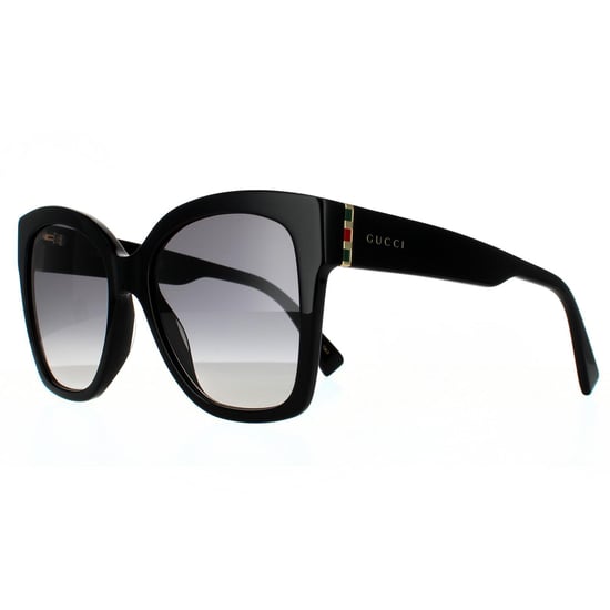 Gucci Square Womens Schwarz Grau Gradient Sonnenbrille - Image 2