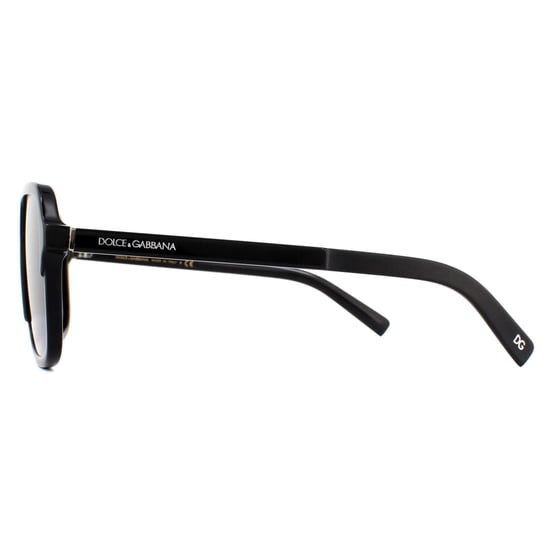Lunettes De Soleil Dolce & Gabbana DG4354 501/87 Dégradé Gris Noir - Image 3