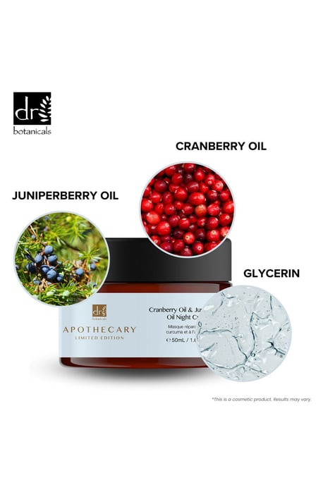 Dr. Botanicals Wacholderbeerenöl-Anti-Aging-Nachtcreme + Spritzige Früchte-Aktivkohlemaske – Pflegeset - Image 3