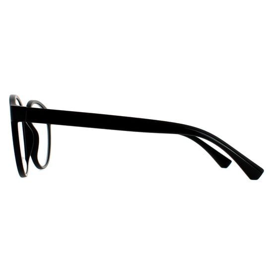 Emporio Armani Runde Herren Matte Schwarz klar mit Sonne Clip-ons Sonnenbrille - Image 3