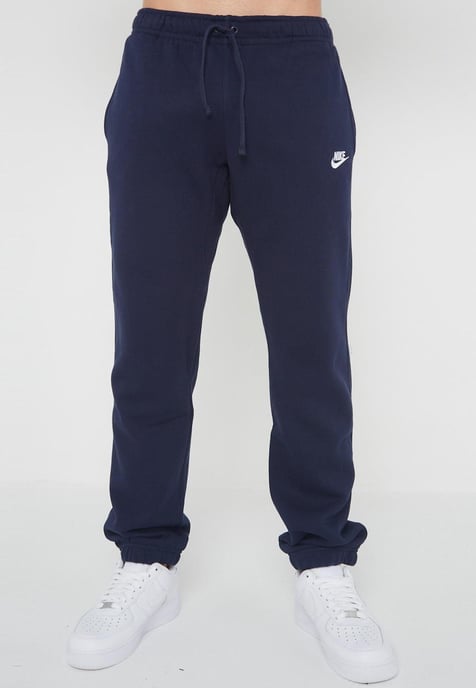 Nike Herren Sportswear Club Fleece Trainingsanzug mit Kapuze in Navy - Image 4