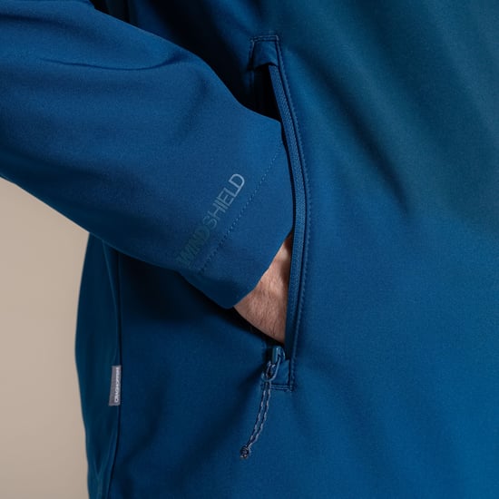 Craghoppers - "Expert Basecamp II" Softshelljacke für Herren (Meeresblau) - Image 4