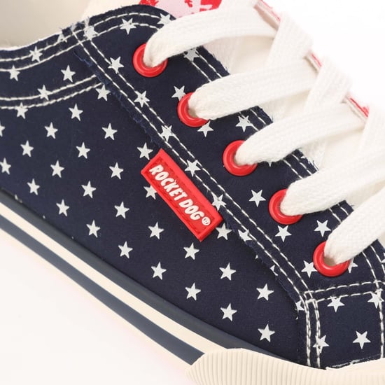 Damen Rocket Dog Jazzin Spangle Banner Pumps in Rot Navy - Image 5