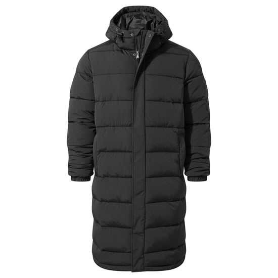 Langrick Mens Long Padded Jacket Black - Image 5