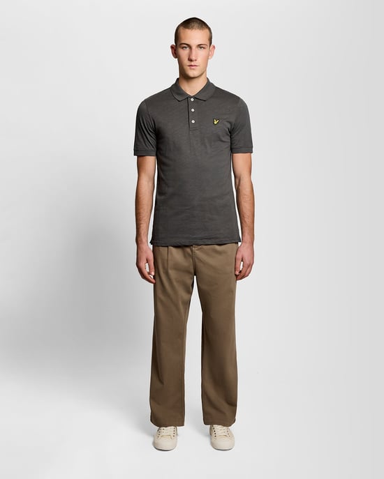 Feines Baumwoll-Slub-Poloshirt - Image 2