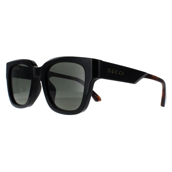 Gucci Square Herren Schwarz mit Havanna Grau GG1670SK - Image 2