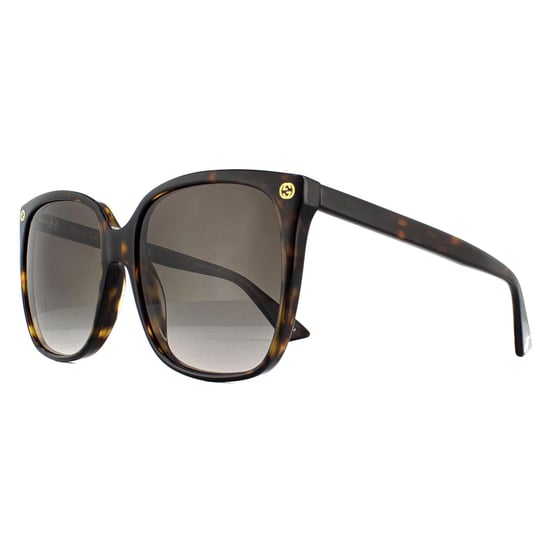 Gucci Cat Eye Sonnenbrille für Damen in Havanna Grau mit Farbverlauf - Image 2