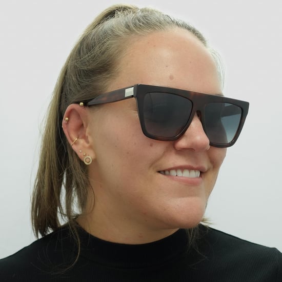 Hugo Boss Square Womens Havanna Dunkelgrau Gradient Sonnenbrille - Image 5