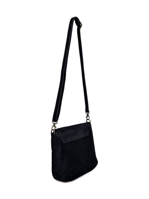 Anna Luchini Schwarz Rindsledertasche - Image 2