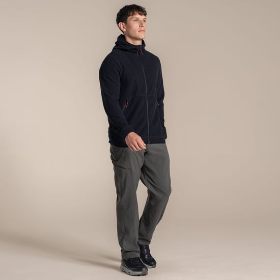 Craghoppers - "Compresslite" Fleecejacke für Herren, mit Kapuze (Schwarz) - Image 1