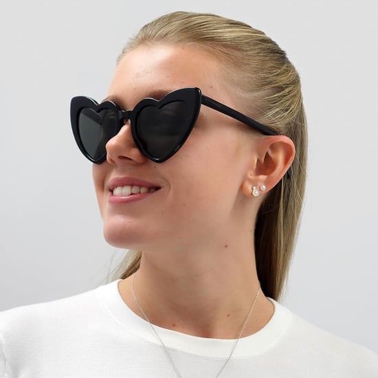 Saint Laurent Cat Eye Damen Schwarz Grau Sonnenbrille - Image 5