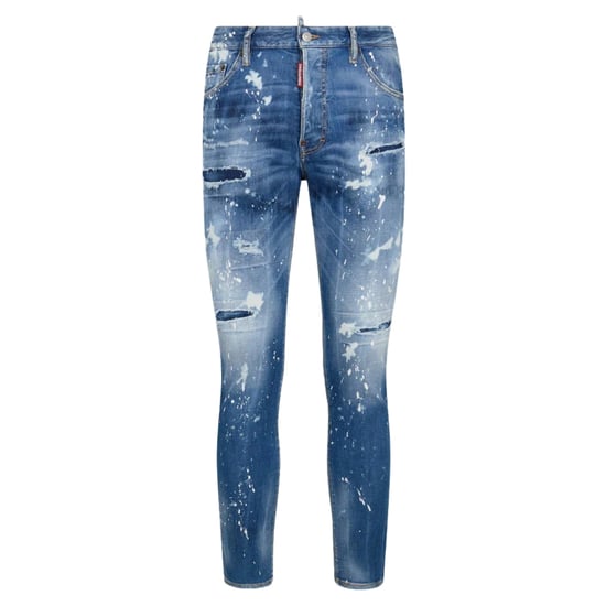 Dsquared2 - Cool Guy Jean - Verstärkte, Zerrissene Blaue Jeans - Image 1