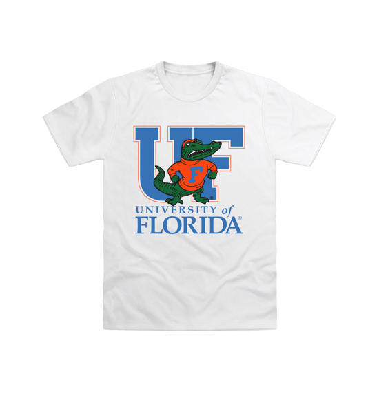 University Of Florida UF White T-Shirt - Image 1