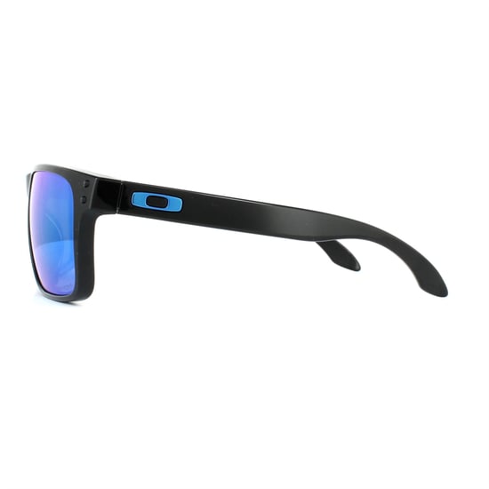 Oakley Rectangle Mens poliert schwarz Prizm Sapphire Sonnenbrillen - Image 3