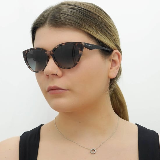 Emporio Armani Katzenaugen Damen Shiny Pink Havana Grau Verlauf EA4162 - Image 5